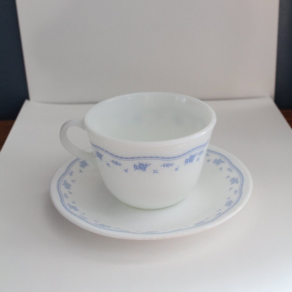Corelle Morning Blue Cup & Saucer Se